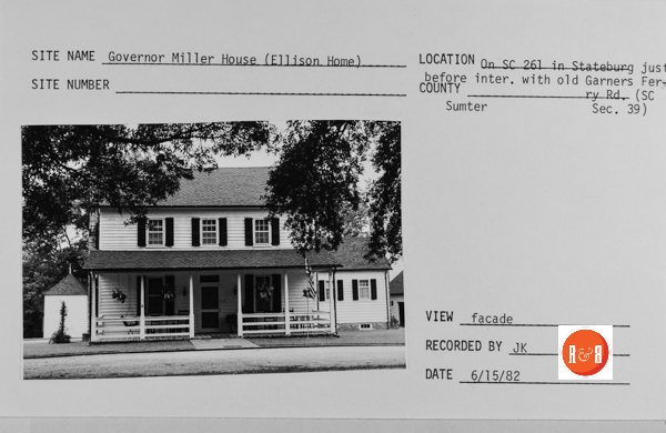 Courtesy of the S.C. Dept. of Archives and History