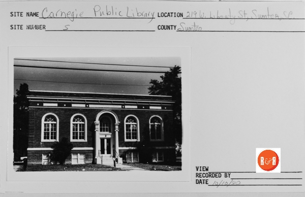 Courtesy of the SC Dept of Archives and History – 1986