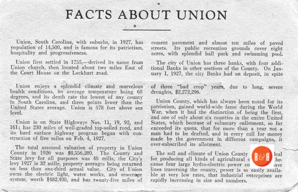 Courtesy of the Davie Beard Postcard Collection - 2017