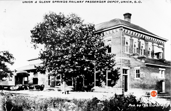 Union and Glenn Springs Railroad Depot