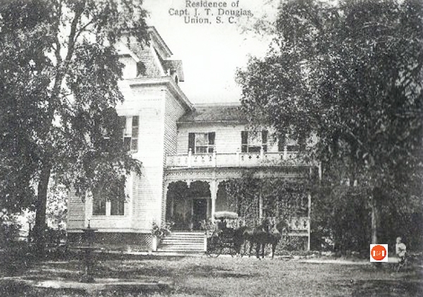 The Douglass mansion in circa 1910.