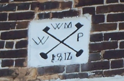 Date of 1812 shows in the chimney at Cross Keys.