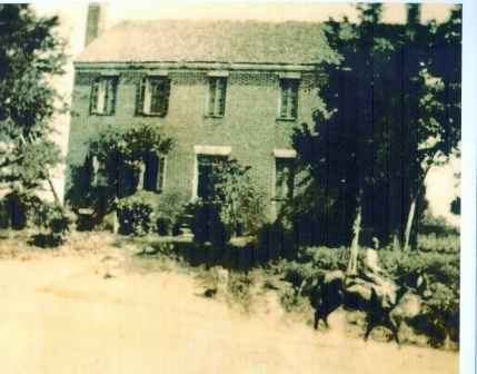 Late 19th century image of the Bobo home.