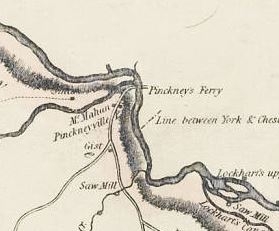 Mills Atlas Map of Union County – Pinckneyville, 1825