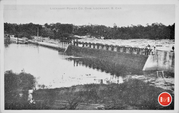 Postcard view of Lockhart's Power Station.  Courtesy of the AFLLC Collection - 2018