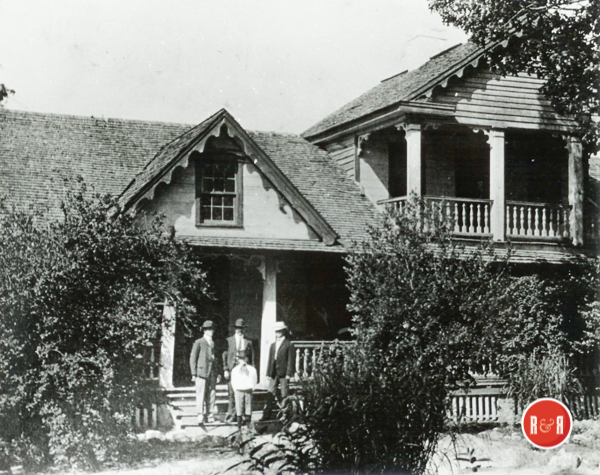 House in ca. 1890s, while it belonged to the Minter Family.  Image courtesy of the G.H. Stewart Collection - 2019
