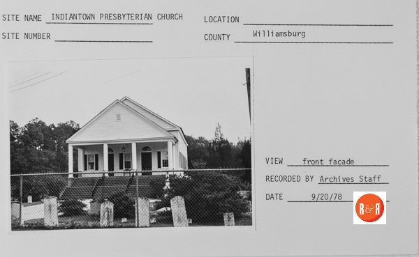 Courtesy of the SC Dept. of Archives and History – 1978