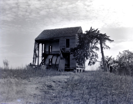 An historic home that once stood in Fairfield Co., S.C., neglected for decades. Image courtesy of Earnest Ferguson - Photographer, ca. 1950s
