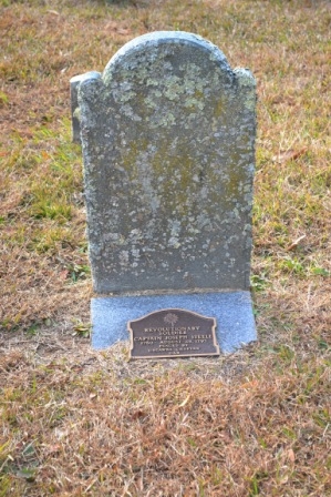 Tombstone of Capt. Joseph Steele at Bethesda Pres. Church