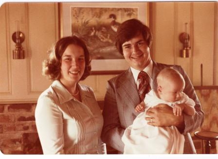 Fairey family at the Christianing of Wade B. Fairey, Jr. (1102 Falls Rd) – 1977