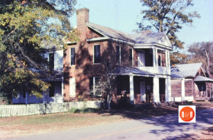 Samuel B. Mendenhall was an avid preservationist and historian who worked for years to see HB saved and opened to the public. Pictured here (Rt) at the 1988 Brattonsville Christmas. Image donated courtesy of J.L. West - 2015.