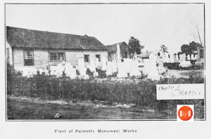 The Palmetto Monument Works in Yorkville, S.C. - 1912