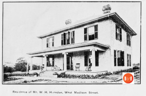 Herndon homes as pictured in 1912. 