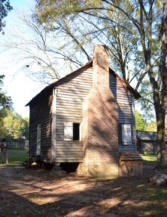 Restored McConnell’s Cabin at Historic Brattonsville
