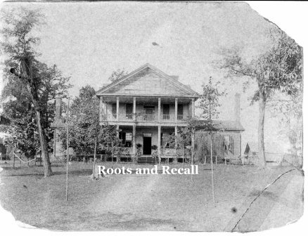 The Homestead house circa 1880’s with small oak trees leading to the front porch.  The Rock Hill Record of Aug. 3, 1908 reported, 