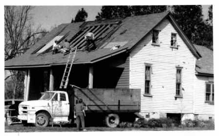 Remodeling of the Shurley house in the 1980’s