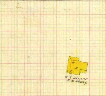 1927 Sanborn Map – East Corner of Map