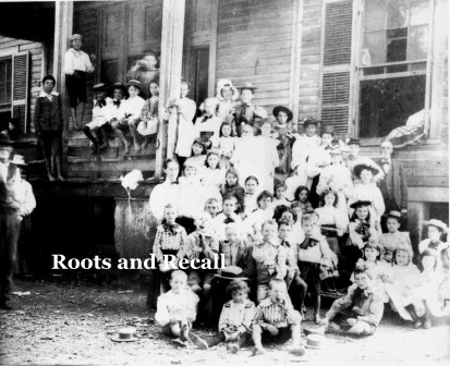 A church group visits Mt. Gallant in the early 20th century from Rock Hill, SC