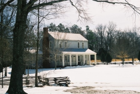 The completed Visitors Center at Historic Brattonsville circa 1997