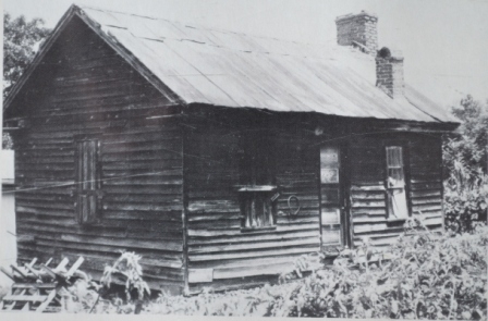 Raineytown school building which was moved across the road from the Rainey house. [Courtesy of York County Its People and Its Heritage – 1983]