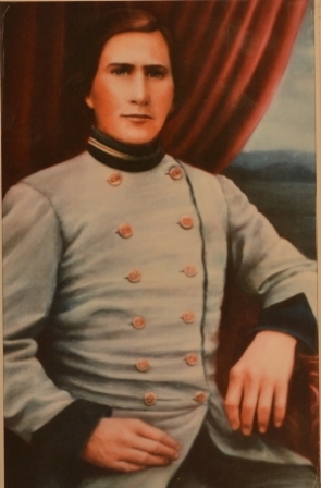 John S. Rainey portrait showing him in his Kings Mountain Military uniform from York, SC – date unknown.