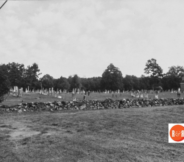 Ebenezer’s cemetery is one of the best maintained in the state. Courtesy of the S.C. Dept. of Archives and History – 1987