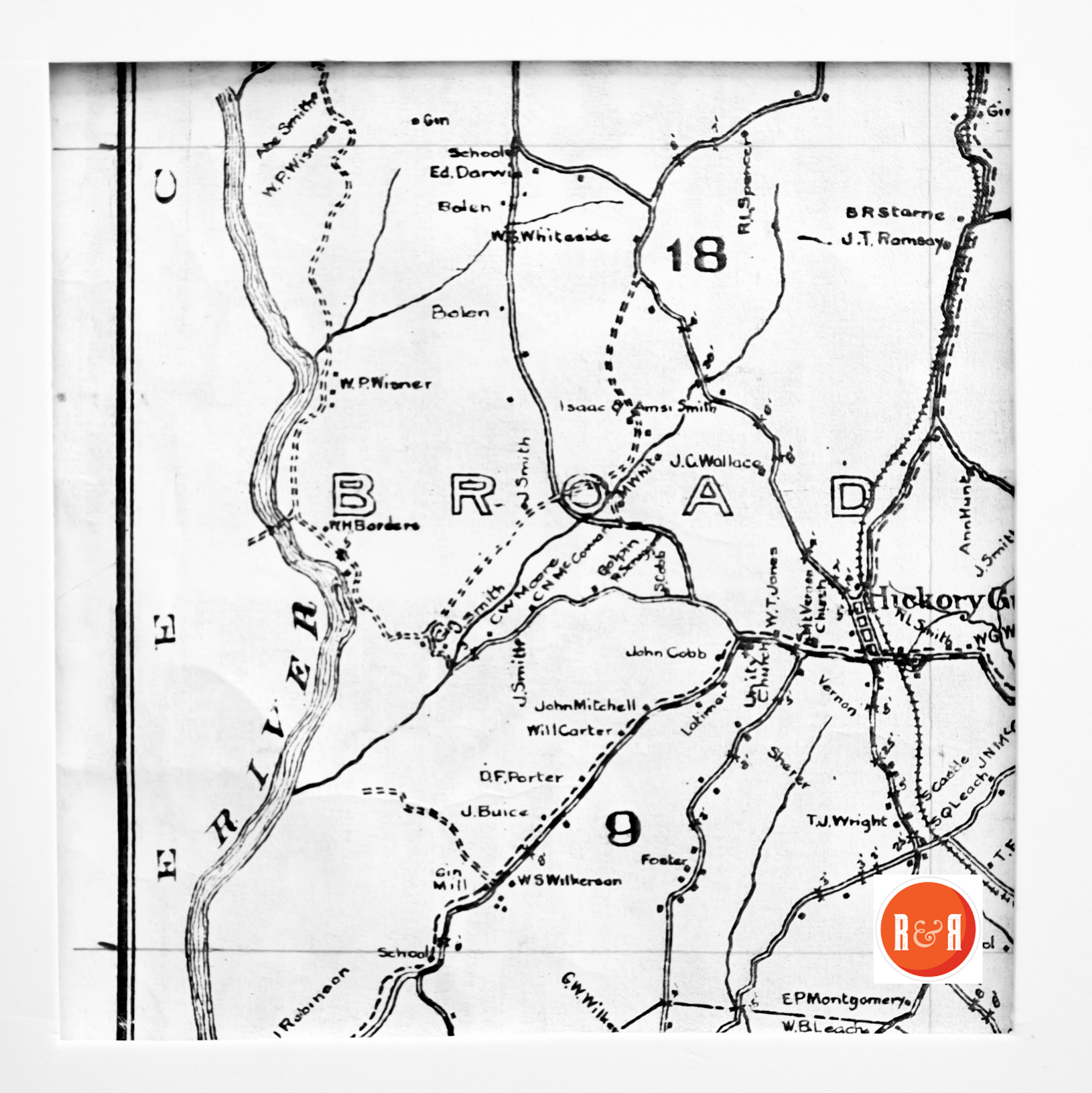 1910 MAP DIAGRAM