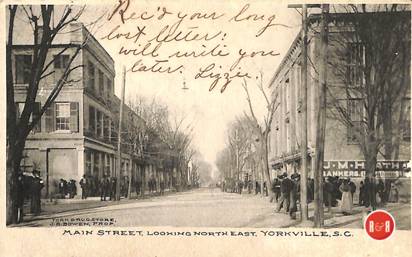 Postcard view of N. Congress Street, ca. 1890s. Courtesy of the AFLLC Collection - 2017