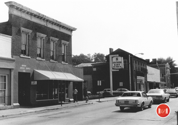 1979 SCDAH / File Photo of the area around the Moore House