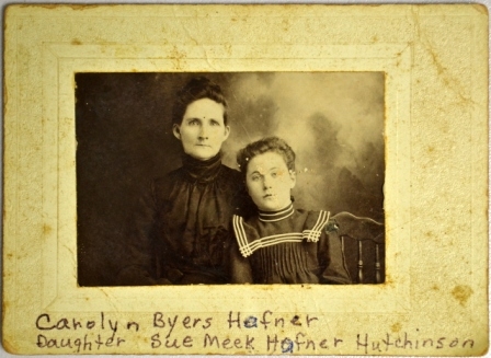 Carolyn Byers Hafner and daughter Sue Meek Haftner – Hutchison