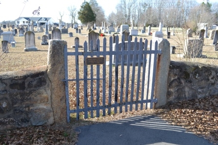 The gate leading to the well maintained A.R.P. cemetery was made by local blacksmith, Mr. Samuel Black (1797-1888)