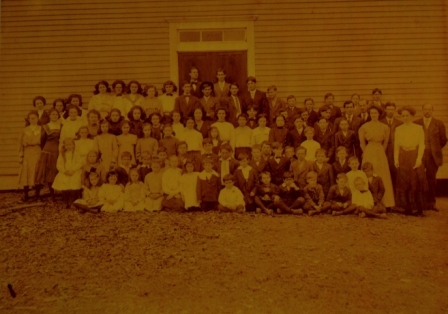 Hickory Grove School in 1910