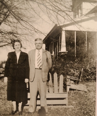 W.T. Sherer and his wife Jean Phillips Sherer at their home.