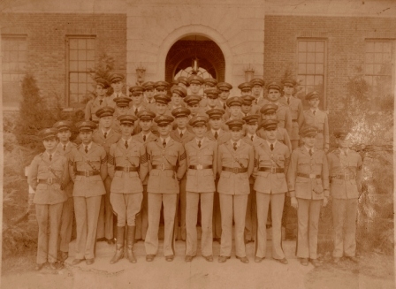 Frank Duncan at Clemson University (Front Row – left)