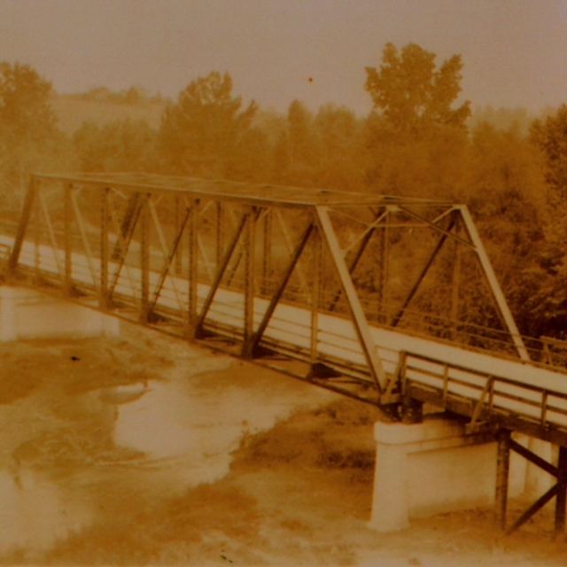 A completed Bullock’s Creek Bridge in 1925.