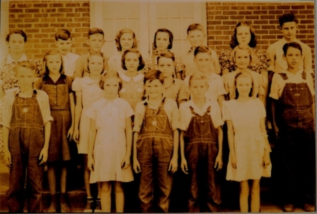 1940 7th Grade Class with picture taken at the Sharon High School