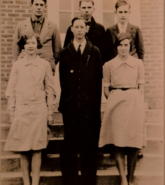 Rachel Kennedy, Lee Cowan Good, Sara Latham, Hugh Maloney, Charlie Rhodes, and Carothers McCully in 1929