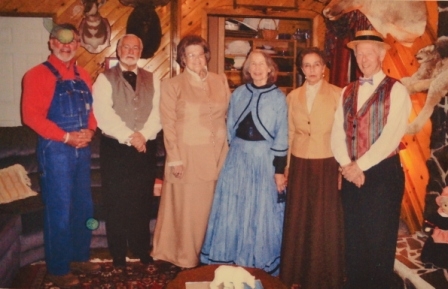 L-R Frank Duncan jr., Jerry West, Shandra Mitchell, Doris Youngblood, Doris Thomas, and Bud Youngblood at the Sam Feemster home in Bullocks Creek, SC.