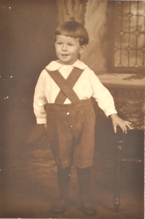 William Hutchison, Jr. as a child at Bullock’s Creek. His father was the minister at the church.