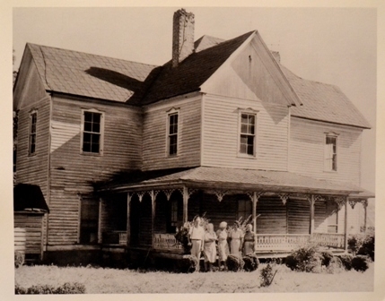 The historic Kirkpatrick home in the early 20th century constructed by Andy Hafner.