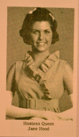Jane Hood, daughter of Fay and Margaret Hood. Elected Queen of the York Grape Festival.