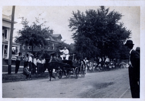 Rock Hill fire fighters competition on Oakland Ave., June 1912