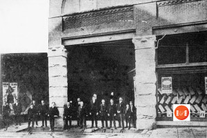 Friedheim Dept. Store staff stand in front of the lovely new business. Courtesy of the AFLLC Collection.