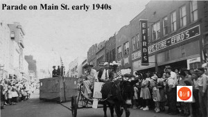 East Main Street was a fantastic site to view Rock Hill exciting Christmas and festival parades. Note these two images were on opposite sides of the street near the corner of East Main and North Trade.