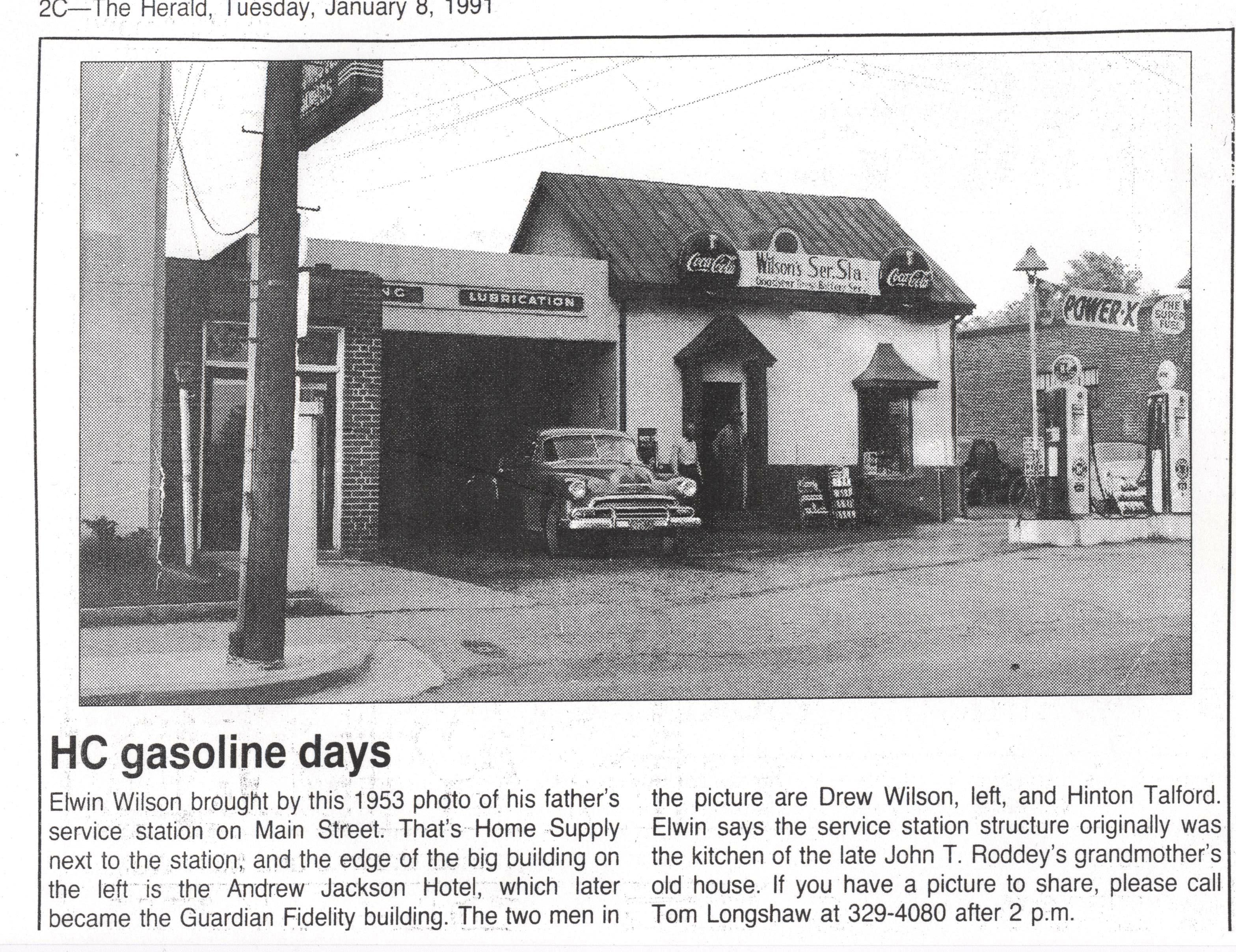 WILSON'S STATION - Courtesy of the Couick Collection