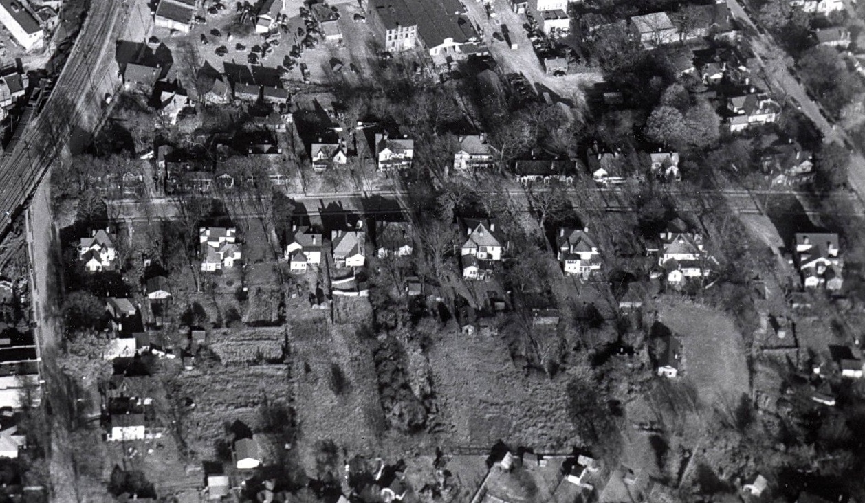 AERIAL VIEW OF JOHNSTON STREET CA. 1948