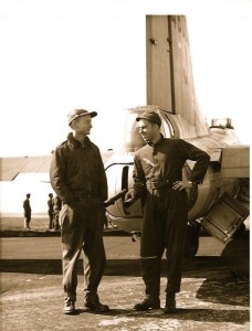 George Douglas (Rt) and Wm. M. Mauldin of Rock Hill, served together during WW II. Image courtesy of the Mauldin Family.