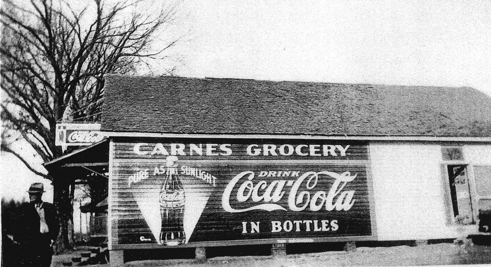 CARNES GROCERY ADVERTISEMENT FOR COCA COLA