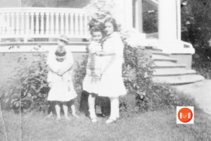 A collection of misc. family images "unidentified" but of the Hutchison home and neighborhood. Courtesy of the Hutchison Collection - 2015
