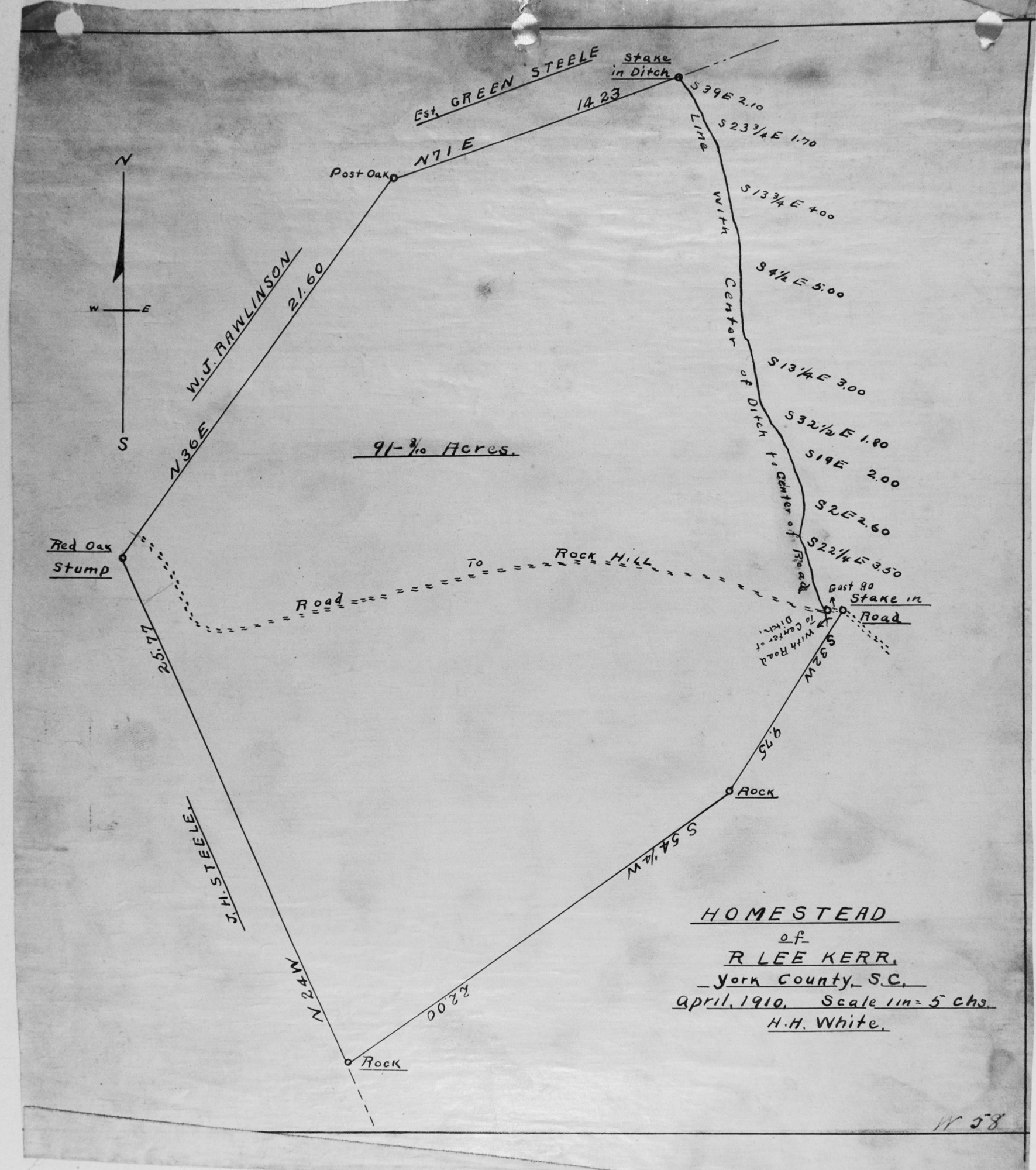R. Lee Kerr Homestead Plat - 1910